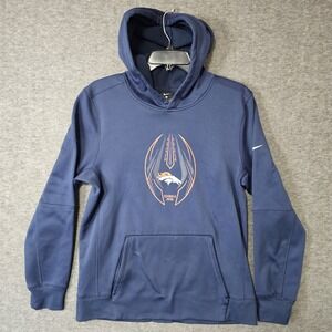 Nike Denver Broncos Icon Youth Therma Pullover‎ Hoodie Size XL (18/20)